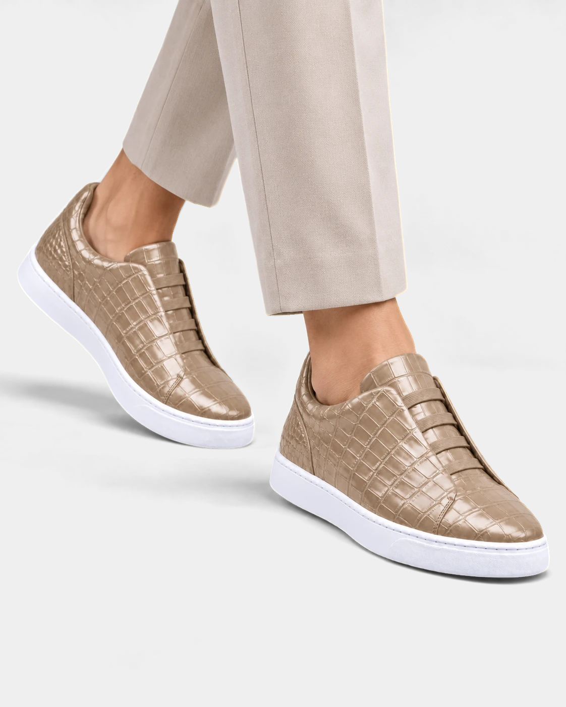 Khaki Praiano Crocodile