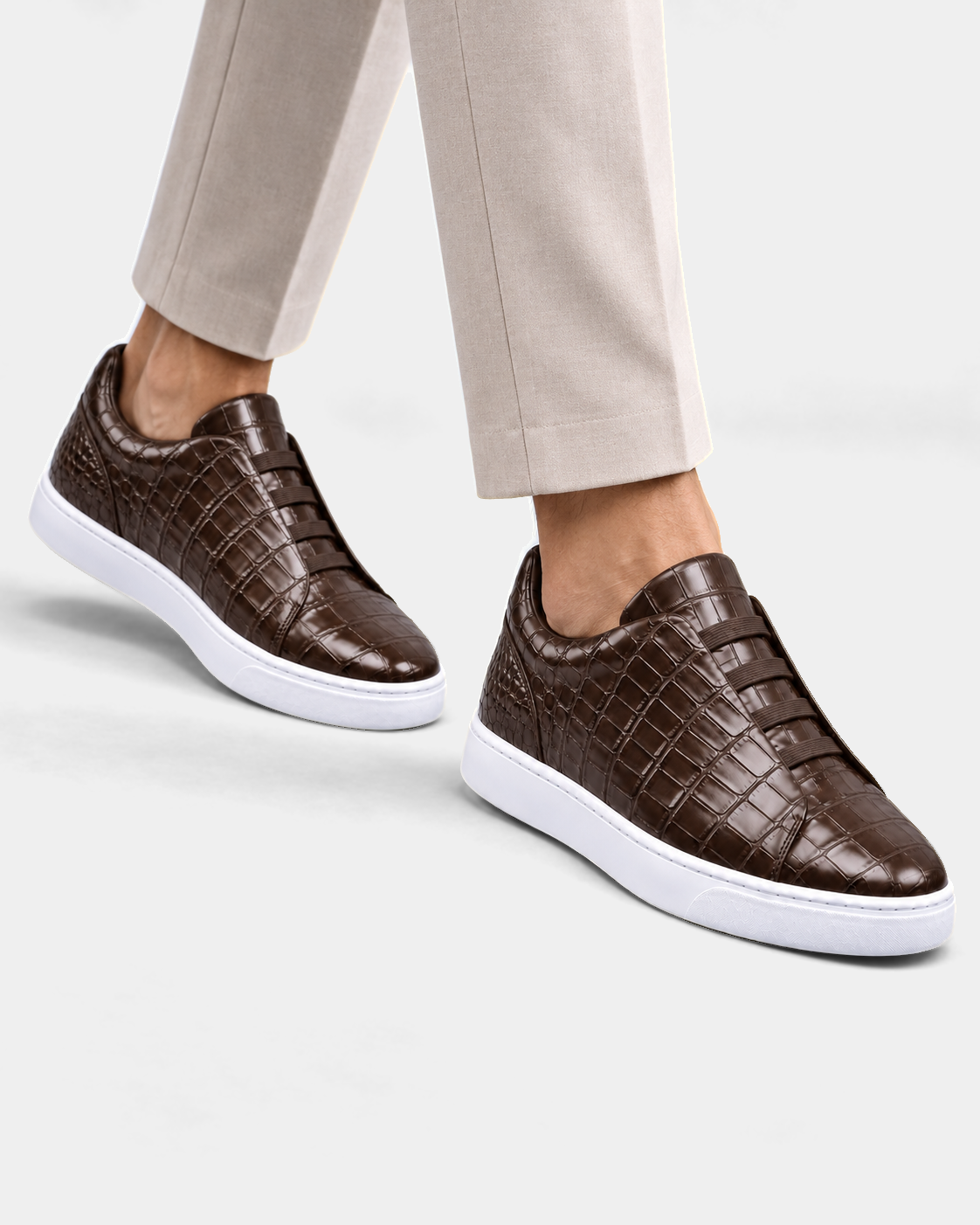 Brown Praiano Crocodile