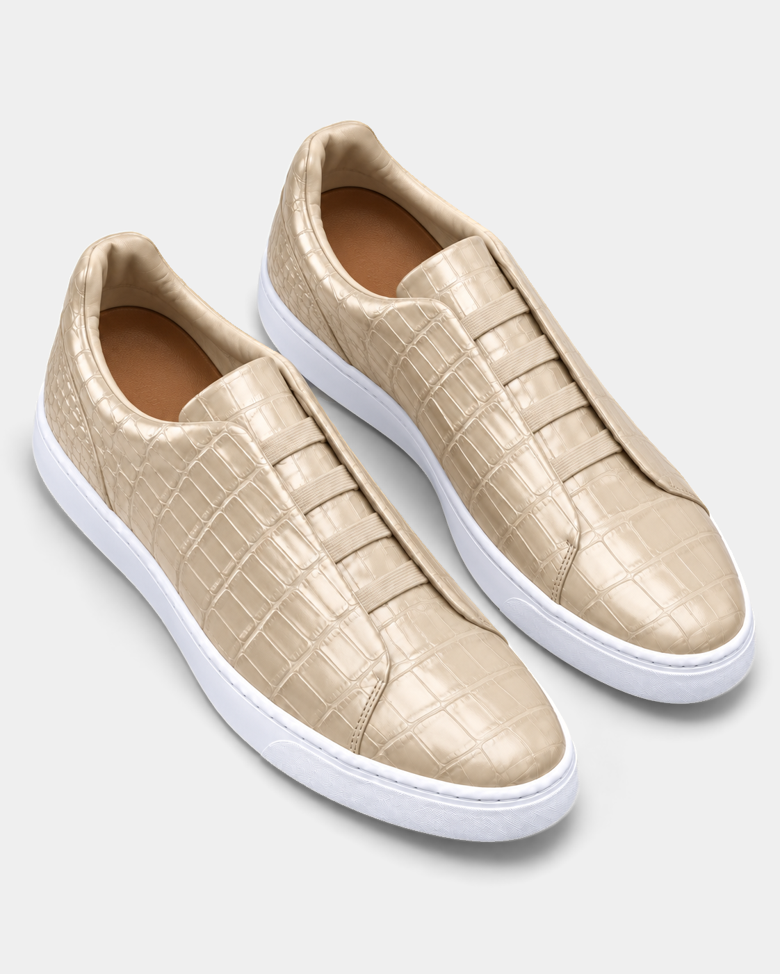 Beige Praiano Crocodile