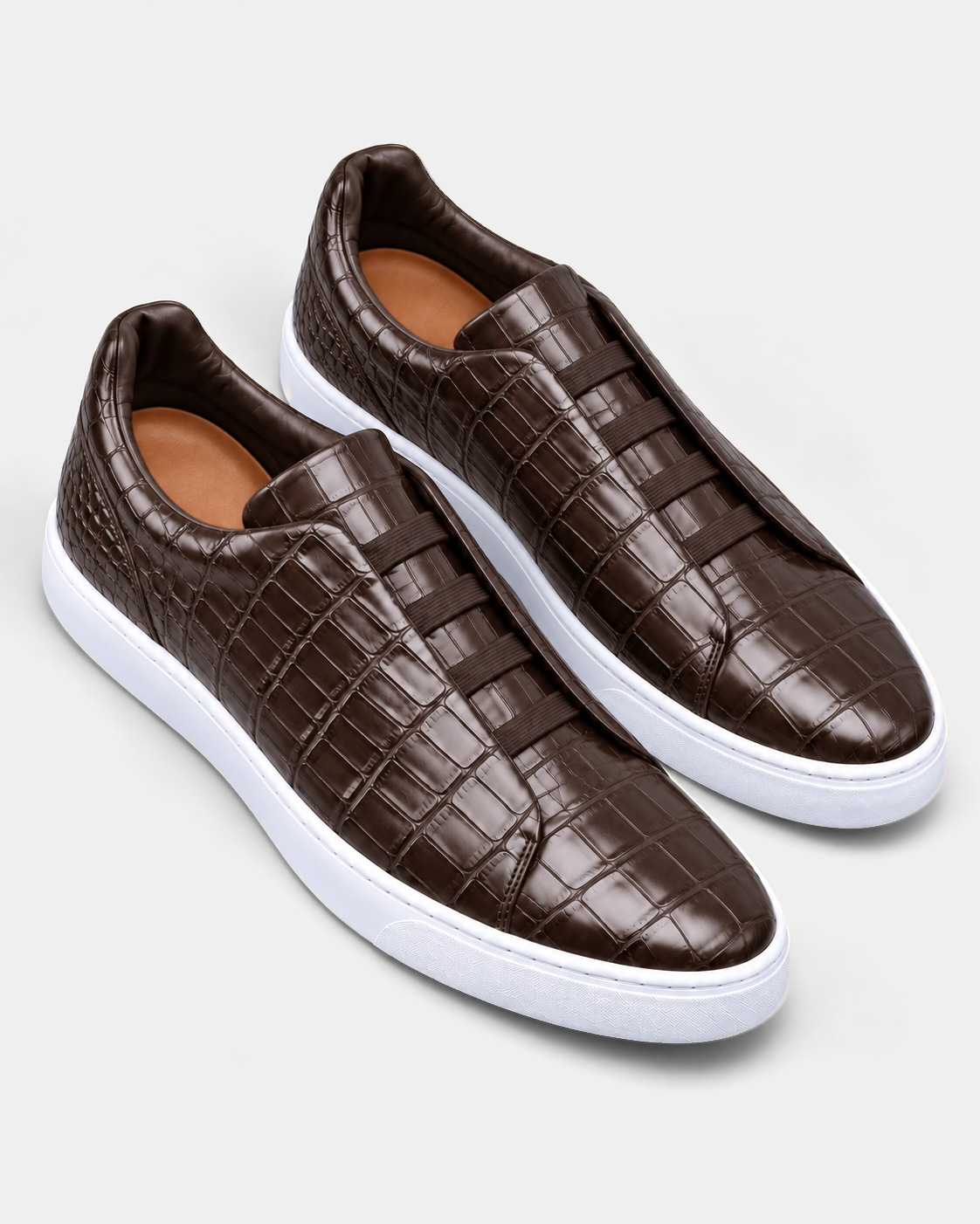 Brown Praiano Crocodile