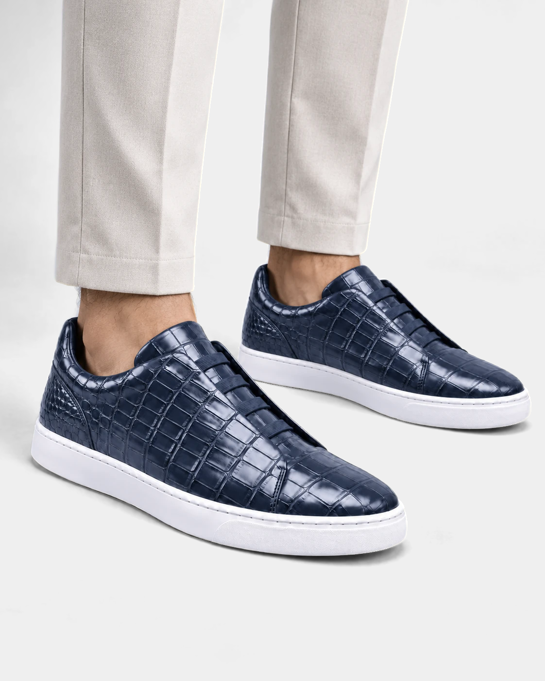 Navy Praiano Crocodile