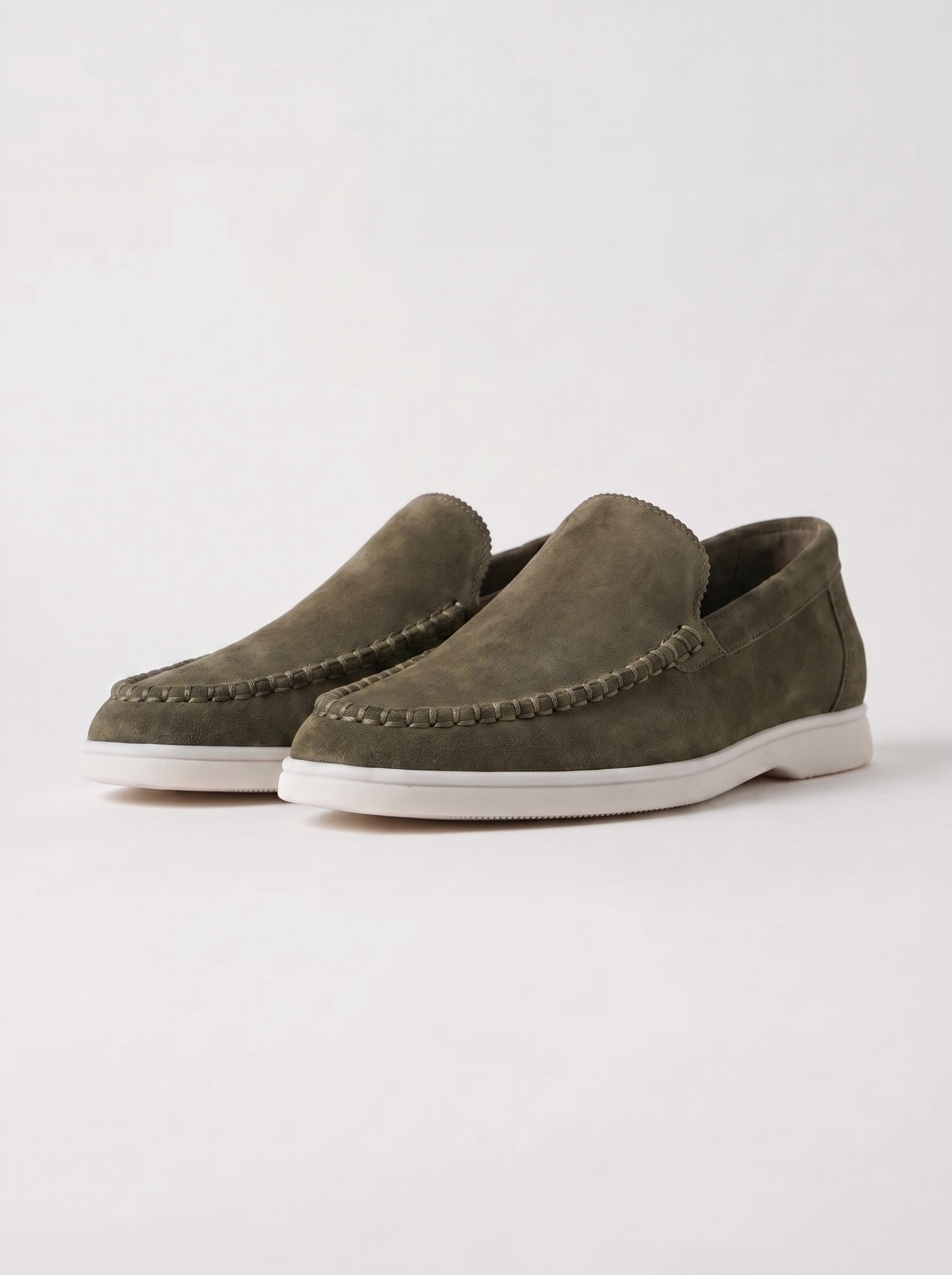 Mocassini da barca Olive