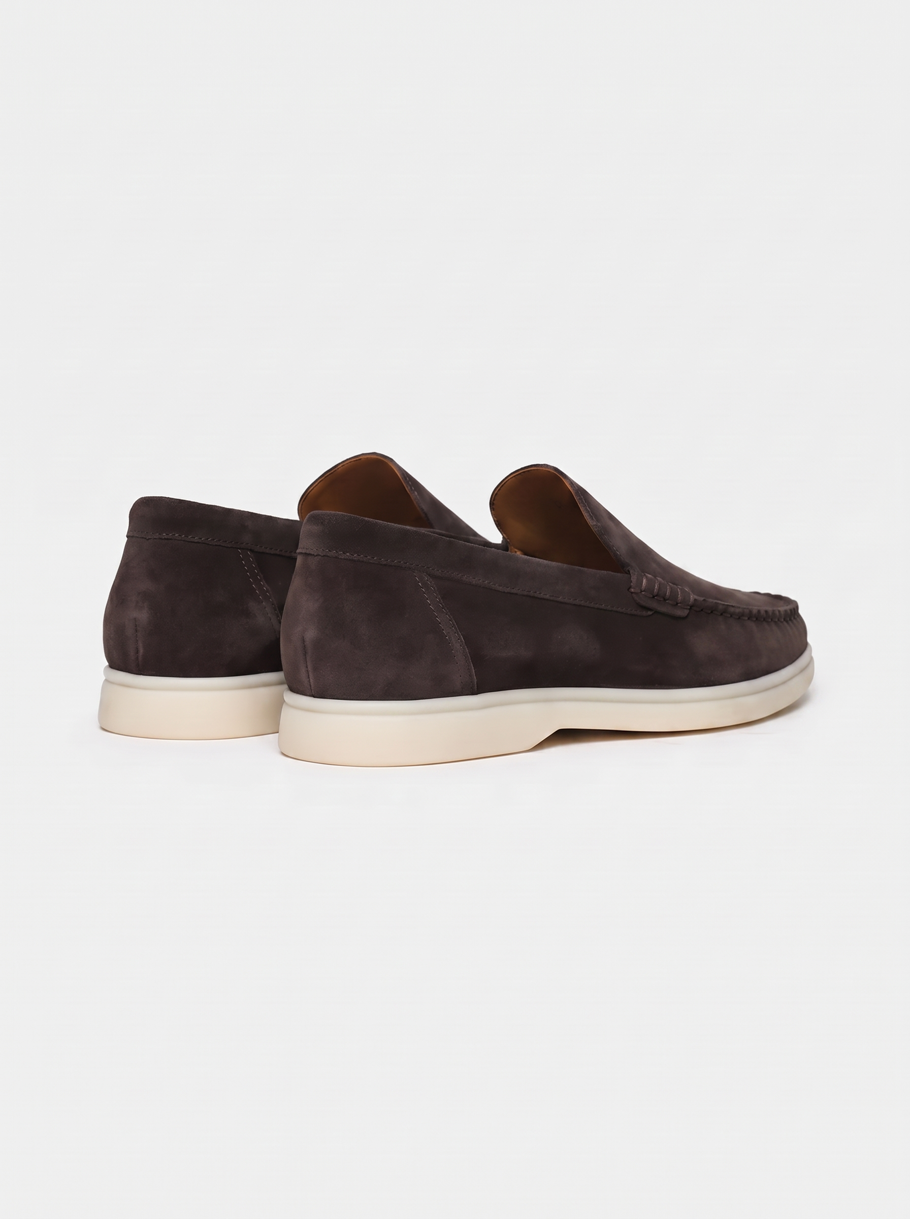 Warmgraue Yacht-Slipper