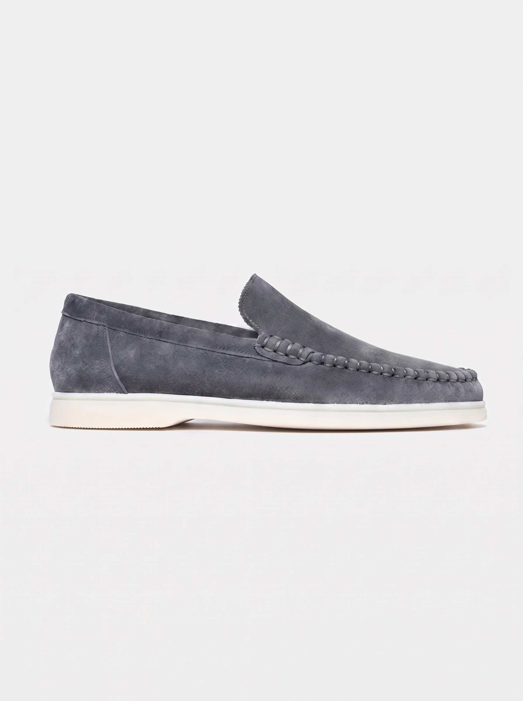 Yacht-Slipper aus Stahlblau