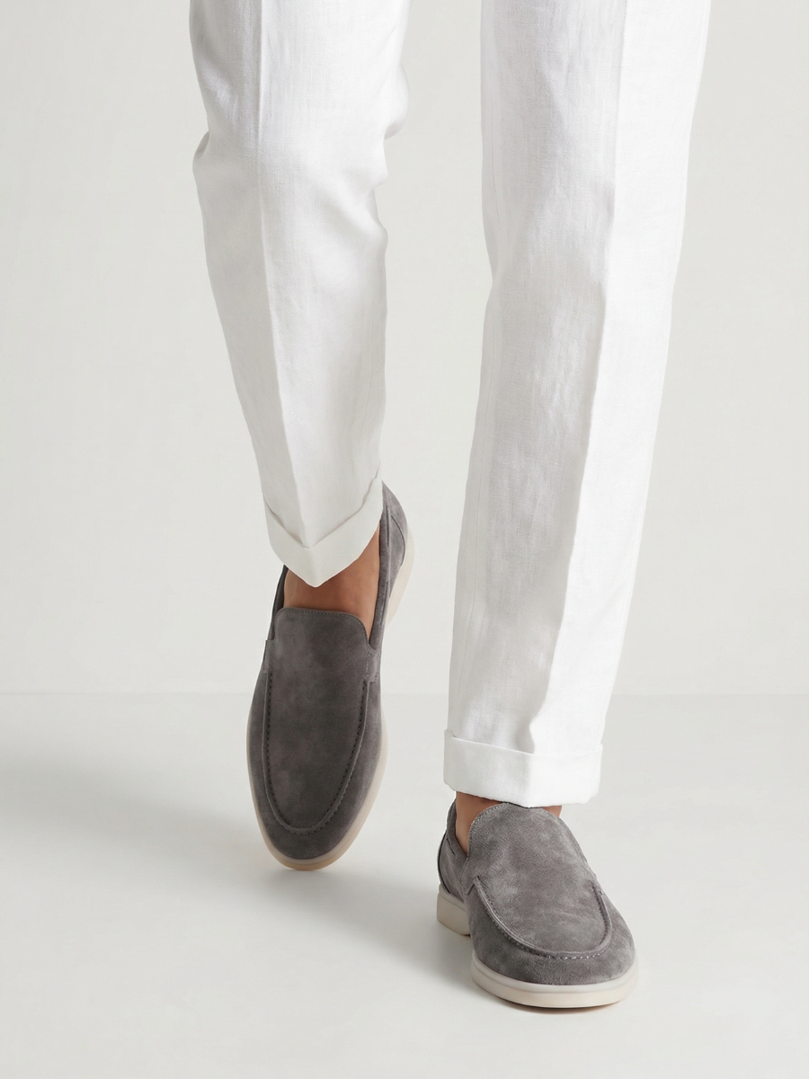 Grey Yacht Loafers