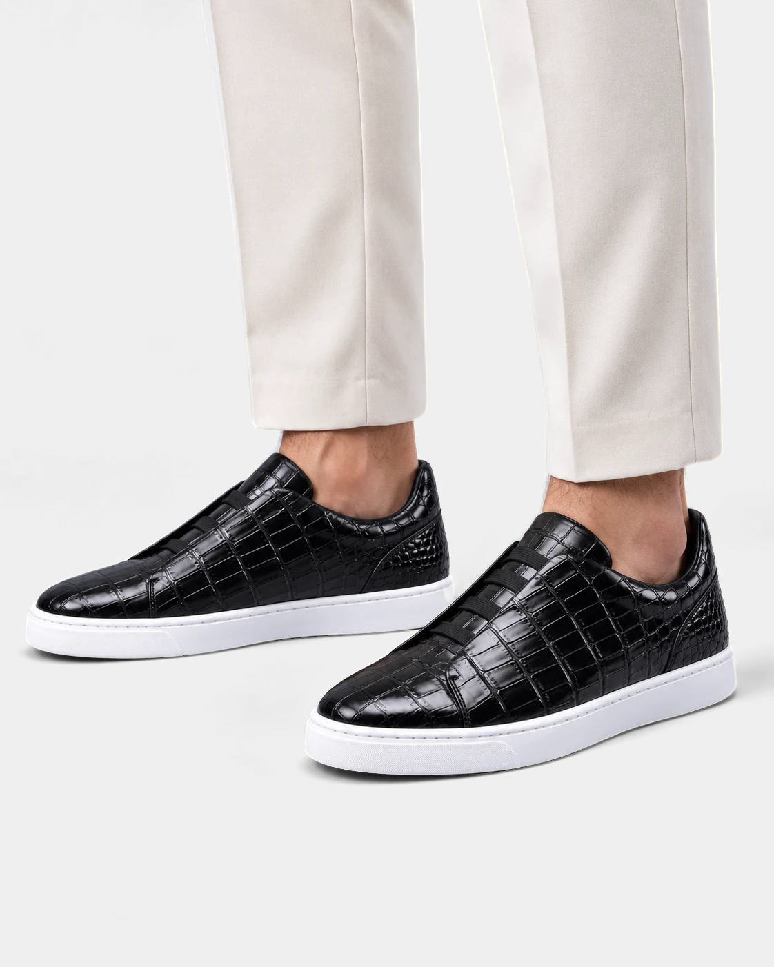 Black Praiano Crocodile