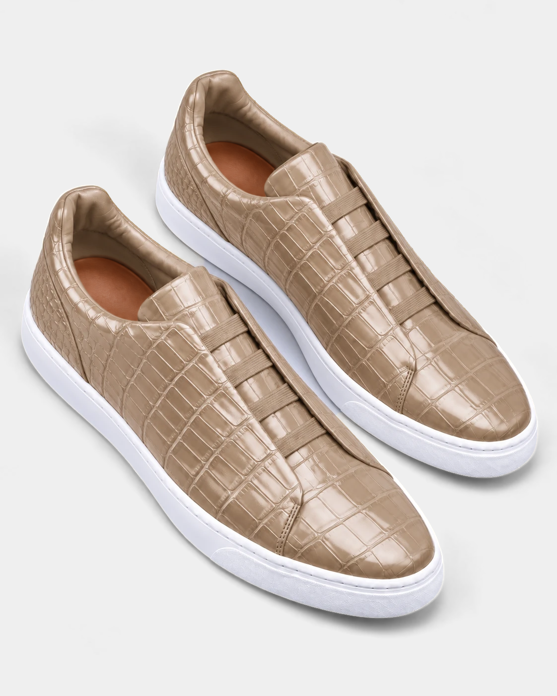Khaki Praiano Crocodile