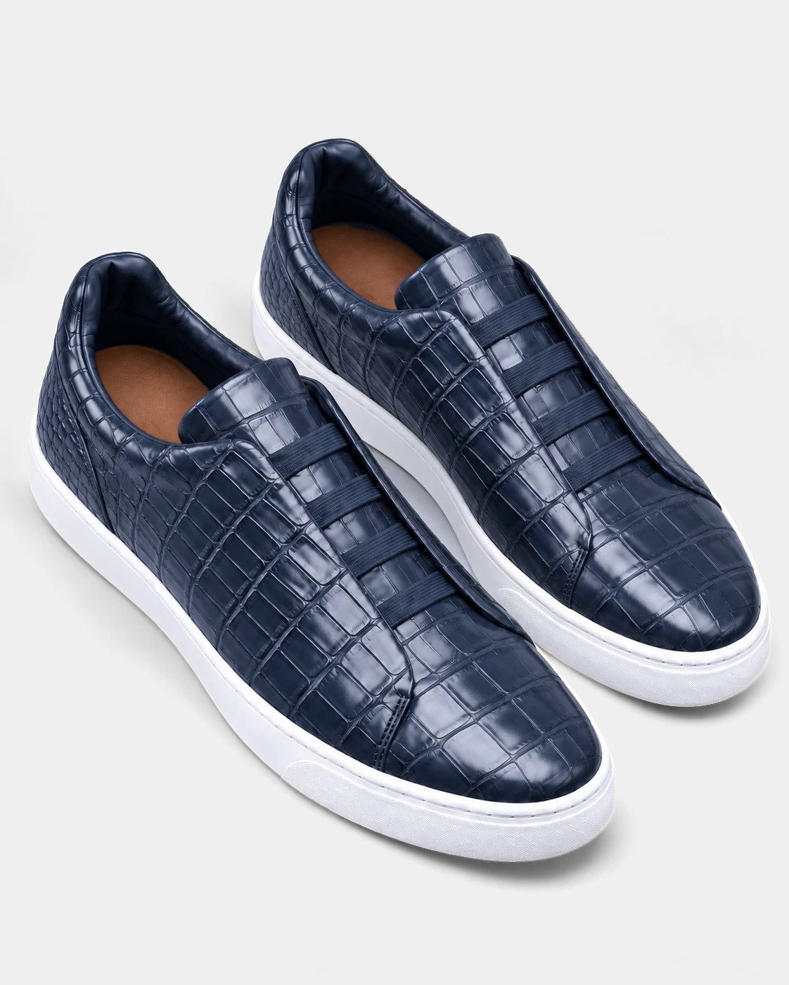 Navy Praiano Crocodile