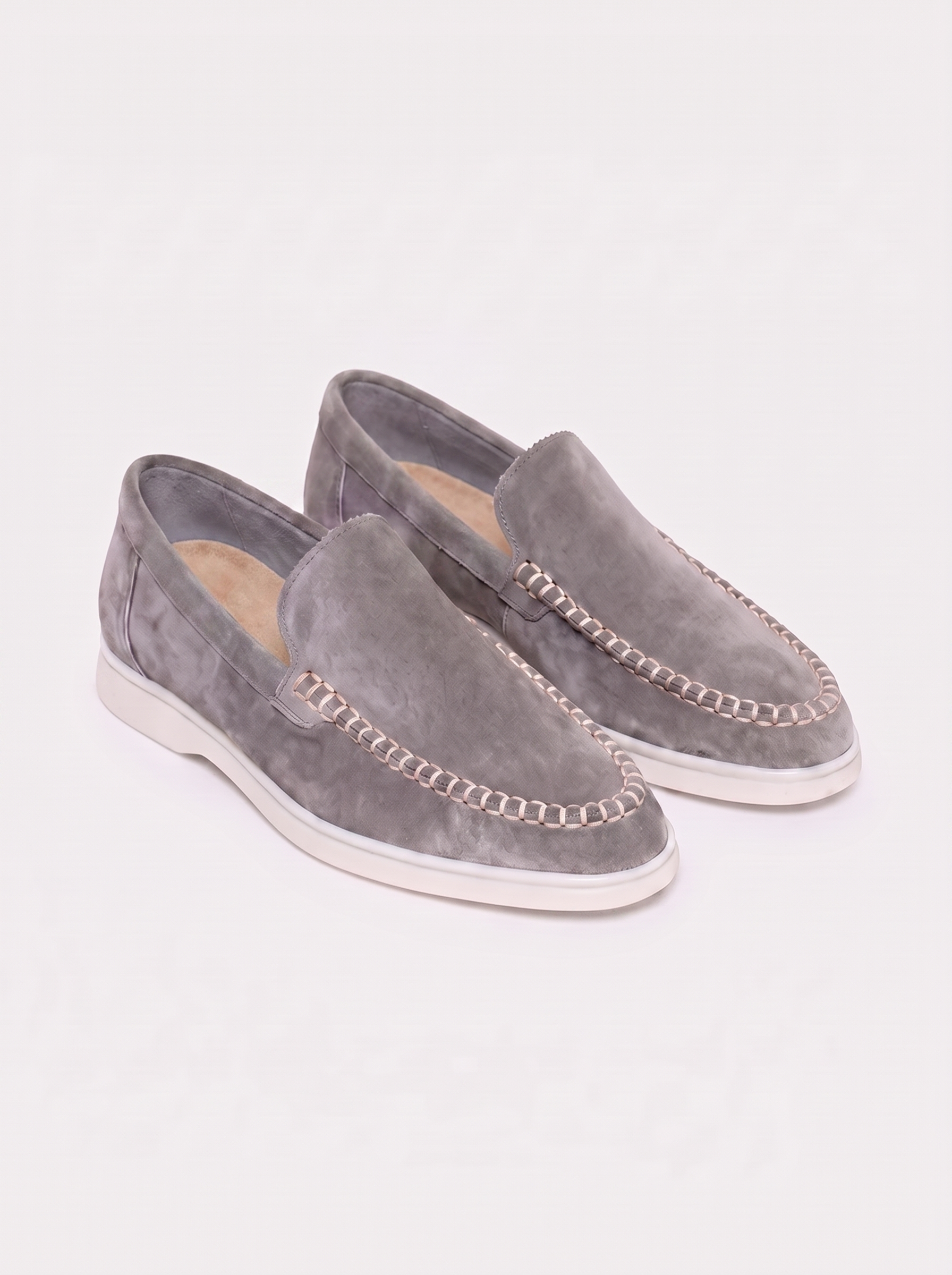 Grey Giorno Loafers