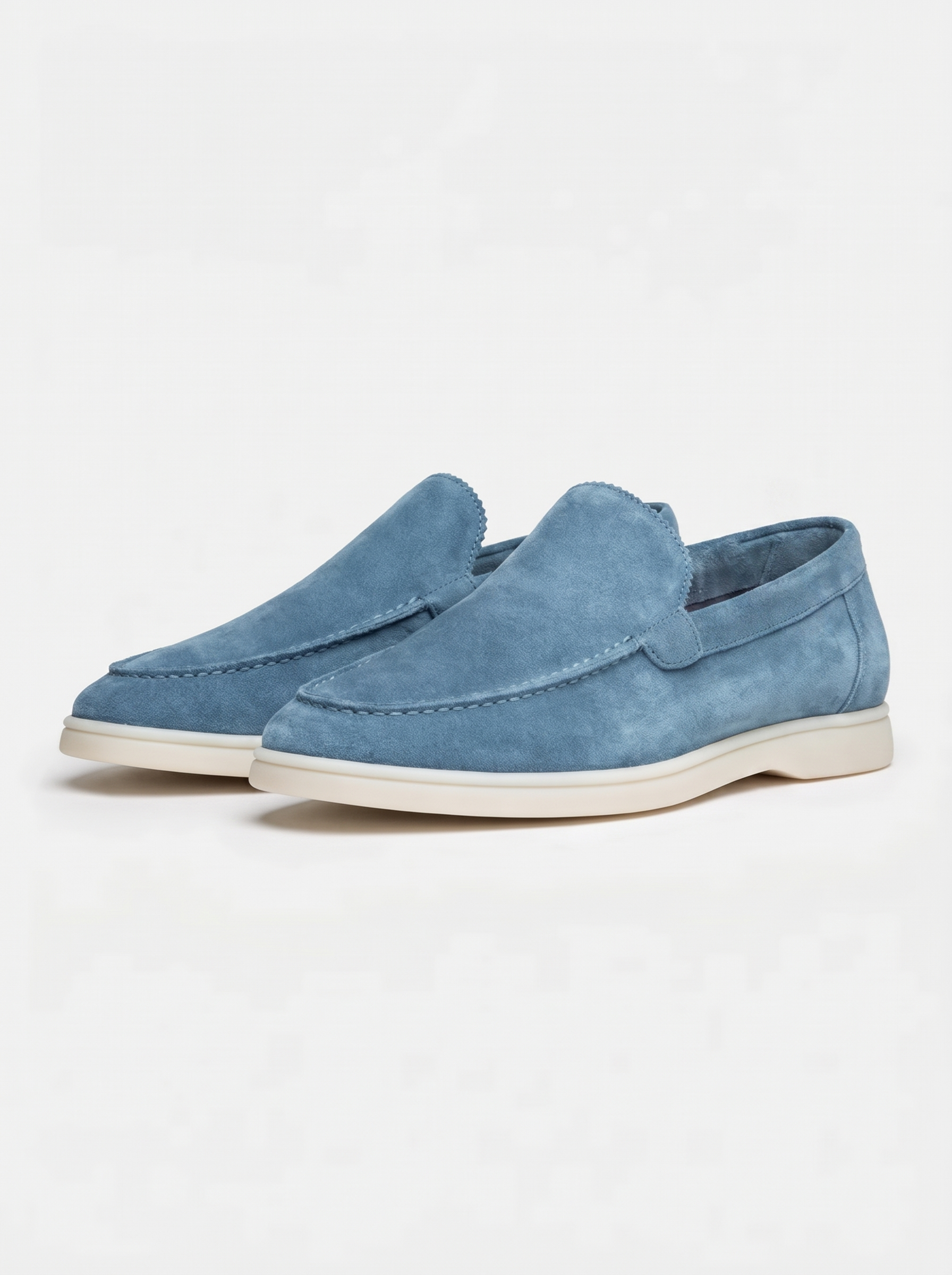 Saphirblaue Yacht-Slipper