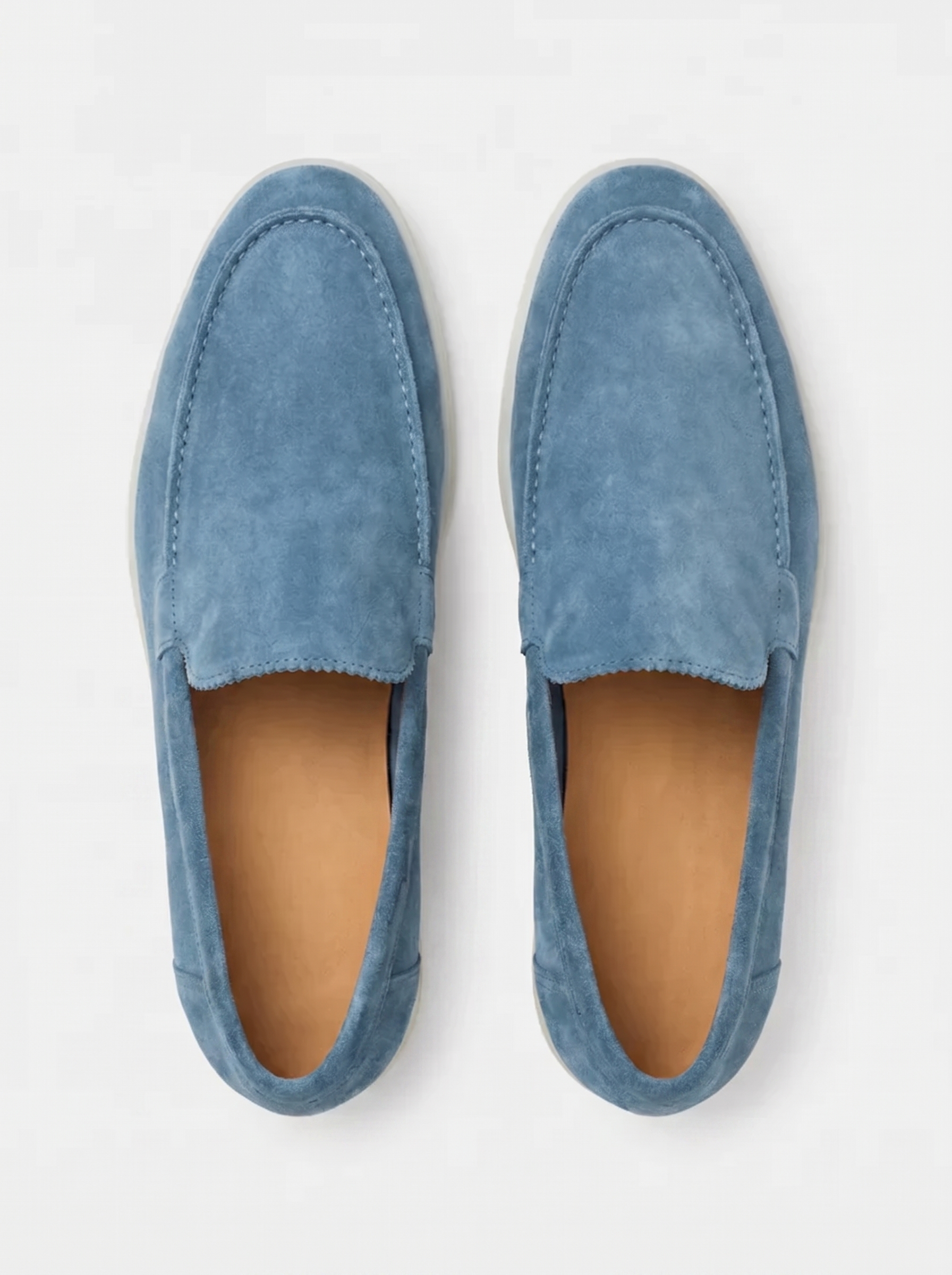 Saphirblaue Yacht-Slipper