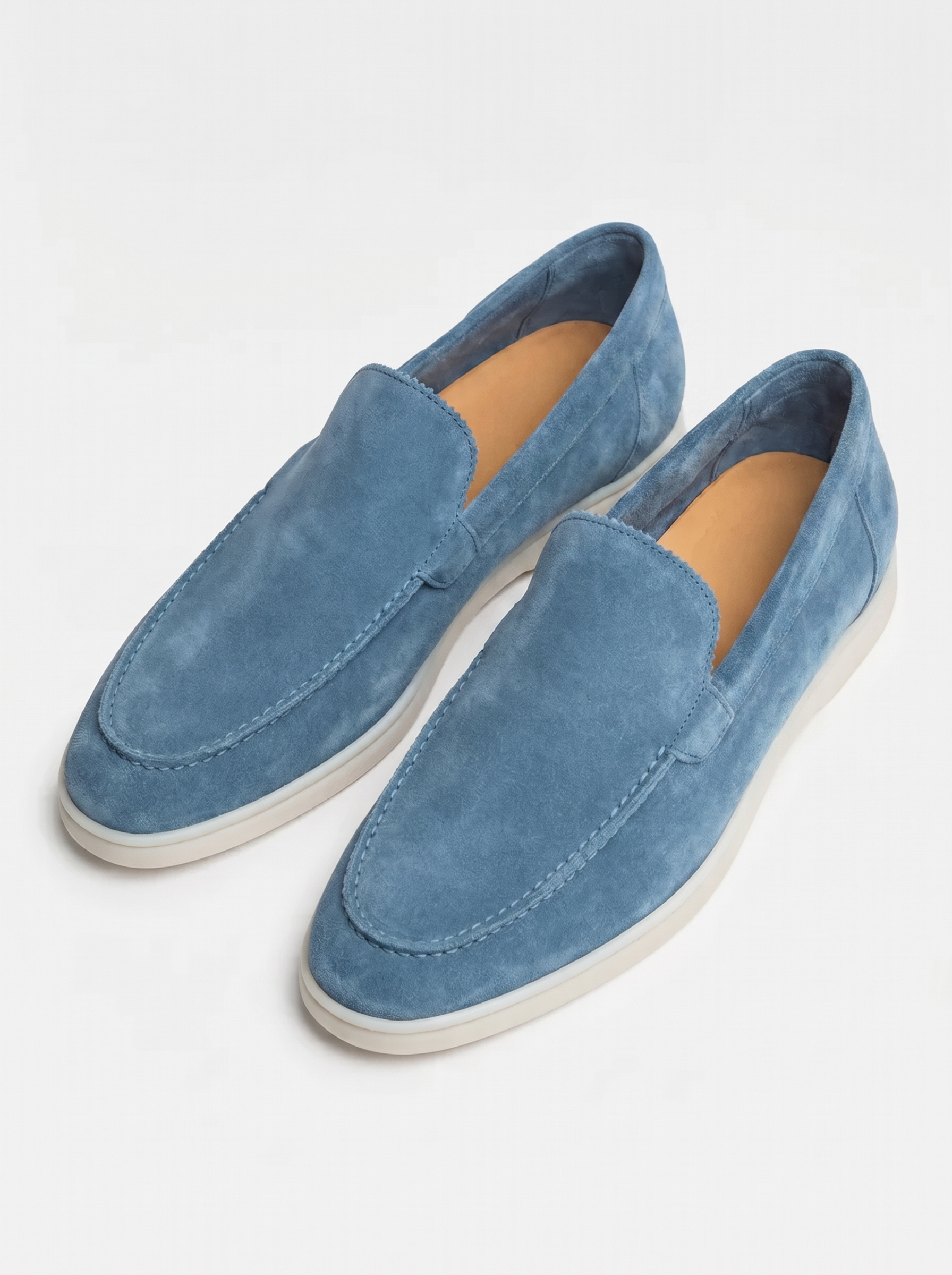 Saphirblaue Yacht-Slipper