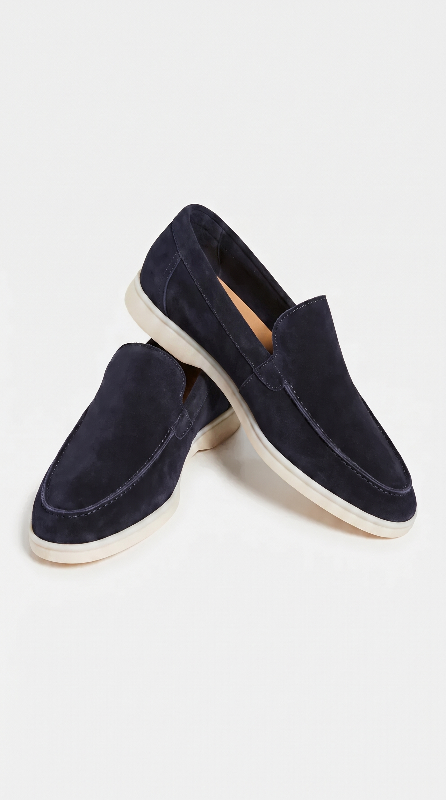 Mocassini da yacht blu navy
