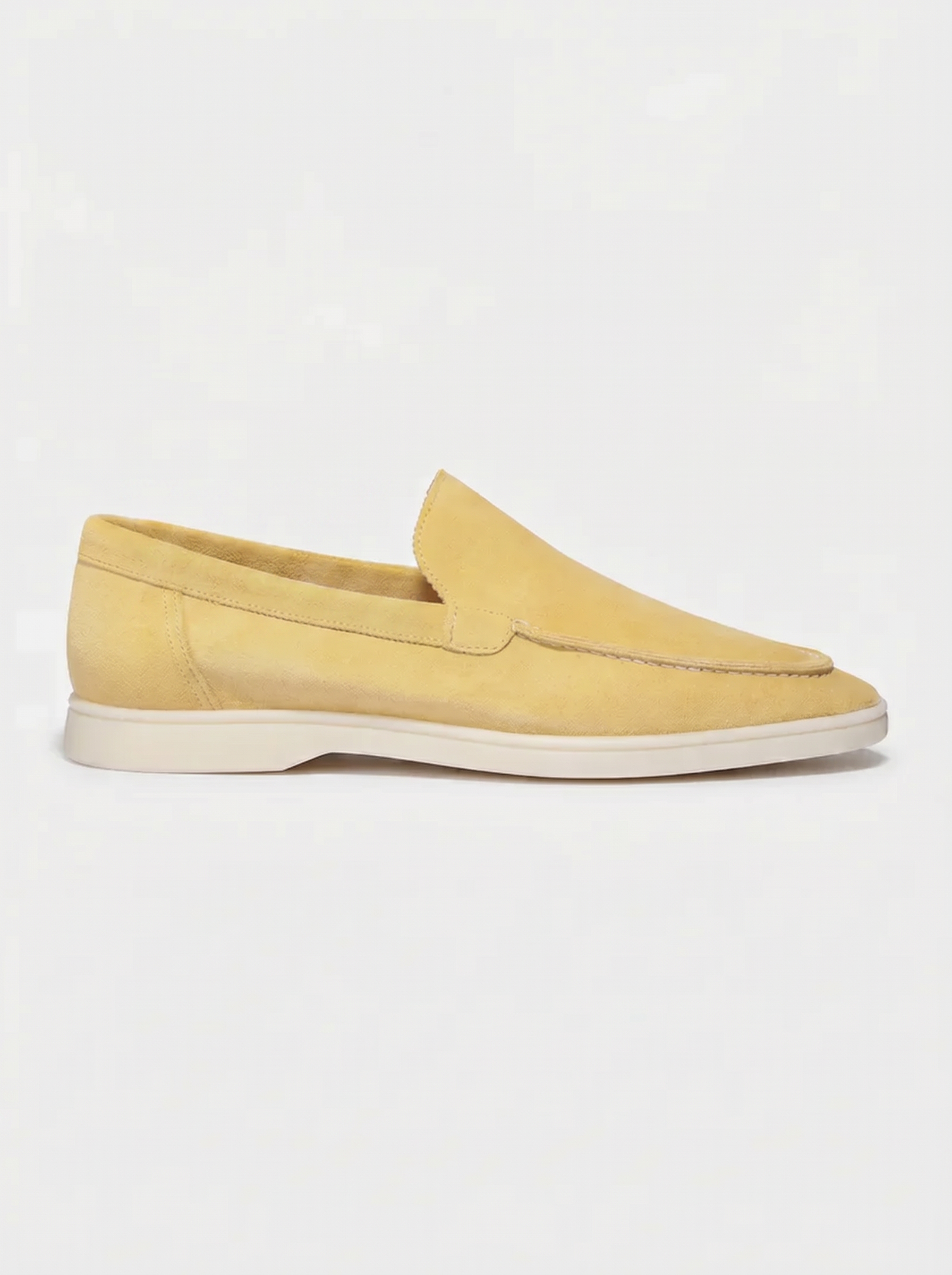 Gelbe Yacht-Slipper