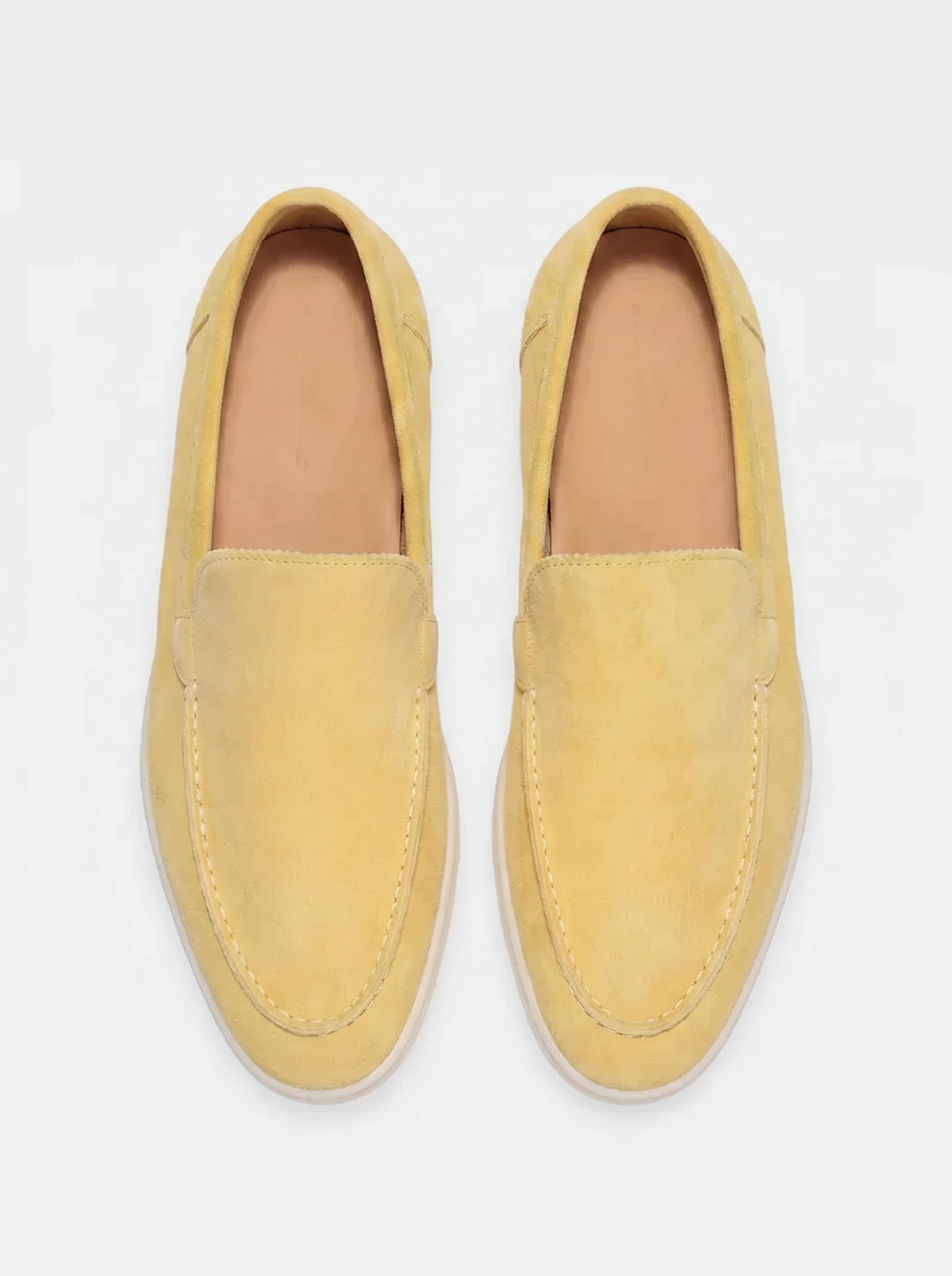 Gelbe Yacht-Slipper