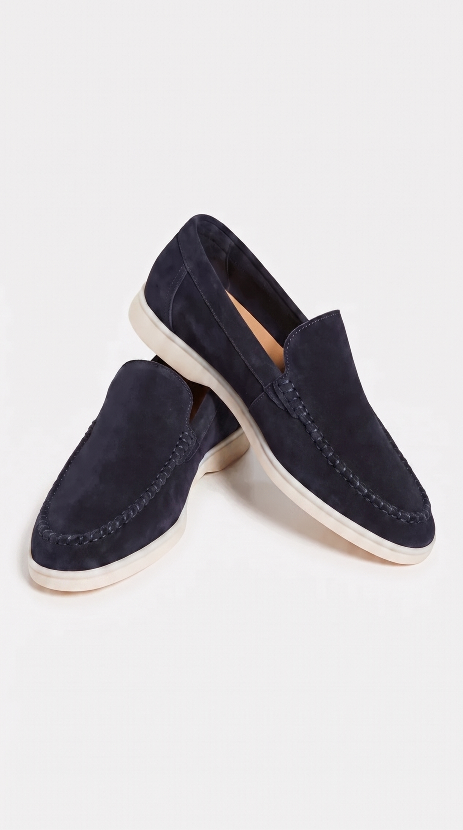 Mocassini da yacht blu navy